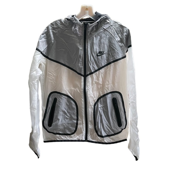 Nike Jackets & Blazers - EUC Nike‎ Transparent Nylon Windrunner Large